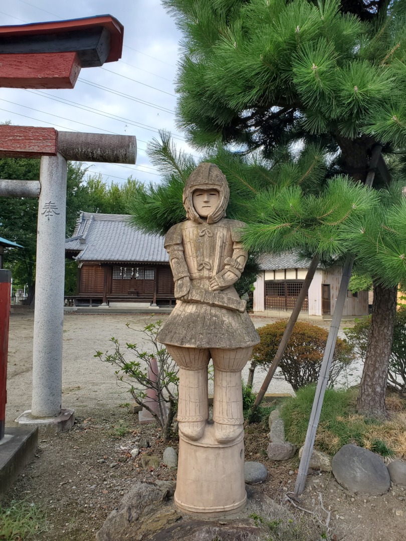 挂甲武人埴輪レプリカ